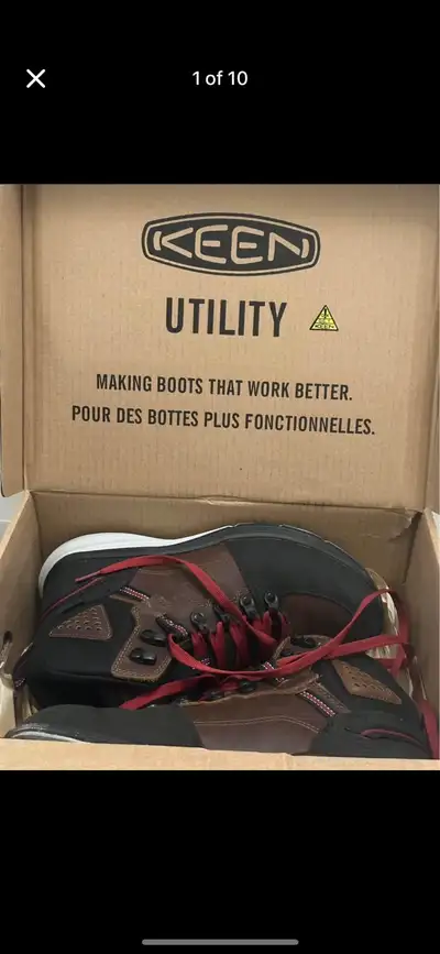 New-lightweight work boot KEEN Utility men's Size 42.5 EU, View more