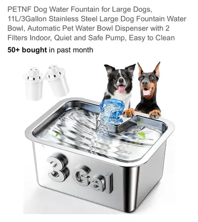 Dog water fountain / bowl, View more