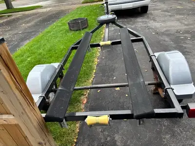 Trailer for Boat 14 feet to 18 feet, 2200 LB used two times in new condition. New Spare Tire