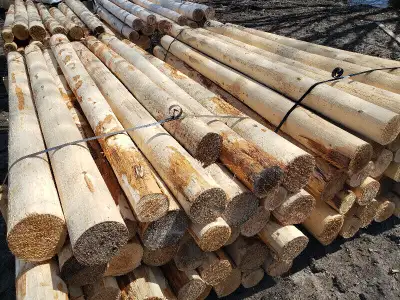 Peeled Cedar Posts - CHISHOLM LUMBER, View more