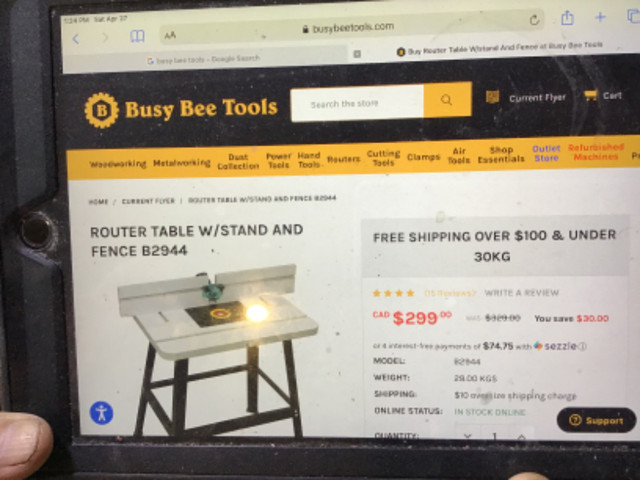 Tools, Router Table and Stand in Power Tools in Oshawa / Durham Region
