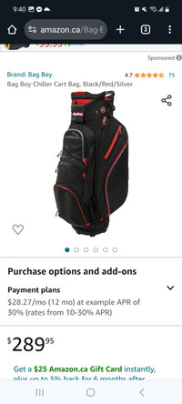 Golf bag ,used, great condition 