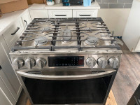 Propane kitchen stove and oven
