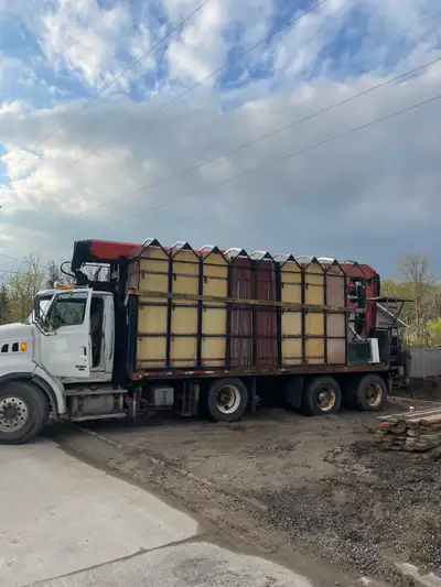 A bomb truck in a good condition 61 feet each on a 2008 Sterling Truk