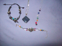 Necklaces and Bracelets and earrings