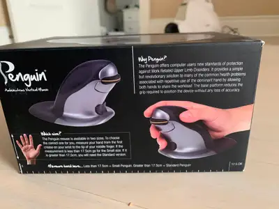 Ergonomic mouse- ‘the penguin’, View more
