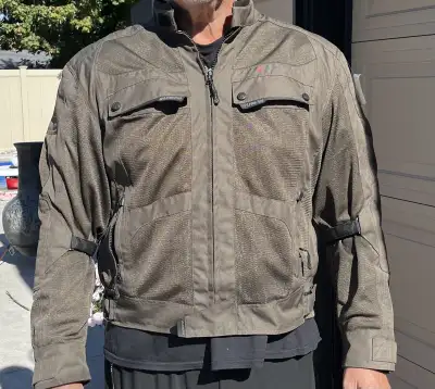 Olympia motorcycle touring jacket. 2XL. Good condition. The Olympia Moto Sports Armoured Motorcycle...