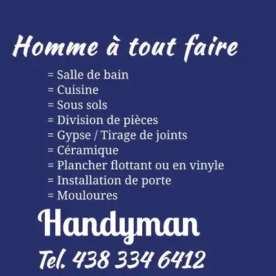 handyman ::: Homme à tout faire , View more