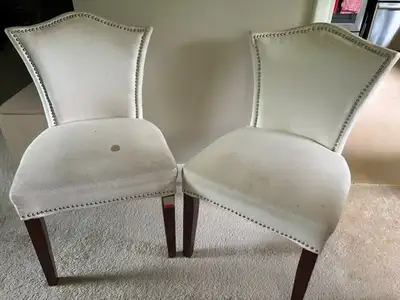 2 Padded chairs, View more