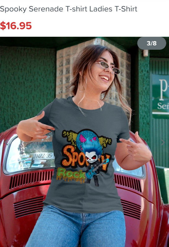 Spooky Serenade T-shirt in Women's - Other in Grande Prairie - Image 2