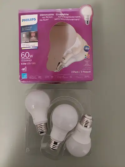 Philips Dimmable LED Light Bulbs, View more