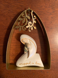 “Wrapped in love” Christmas ornament 