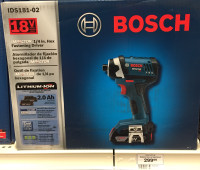 Bosch Impact Driver with 4 batteries - Brand new