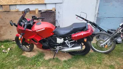 Up for grabs is a Kawasaki Ninja motorcycle, perfect for enthusiasts looking for a project! This use...