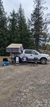 Rooftoptent Camping Setup F150