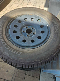 Cooper Discoverer X/T 4   265/70/17 - 4 pneus avec rims usagés