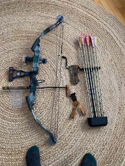 PSE bow and arrows, View more