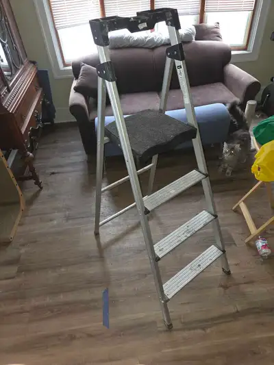 Ladder with platform , View more