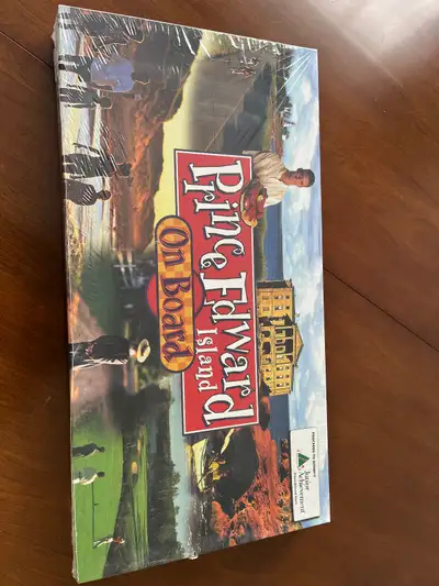 P.E.I. On Board based on the Monopoly Game. In excellent condition. Never opened.