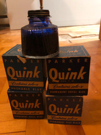 Encre vintage Parker quink