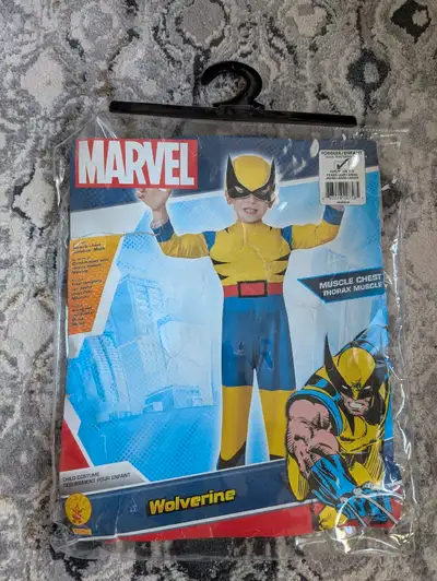 Wolverine Halloween Costume. Size 1-2 years. For pickup in Auburn Bay SE
