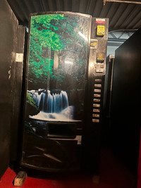 Waterfall  front pop vending machine