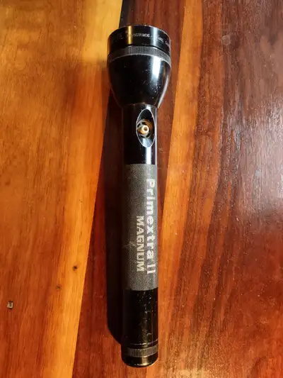 Medium Mag -Lite Flashlight. 3 C cell. 10 3/4 inches long., View more
