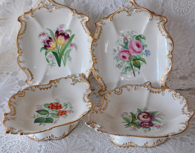13 Piece Victorian Style Dessert Party Dishes in Kitchen & Dining Wares in New Glasgow - Image 2
