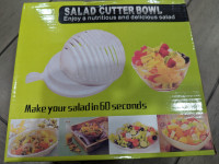 NEW Salad Cutter Bowl Quick, Clean, Easy to cut Vegetables