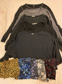 5 LONG SLEEVE Tops and 5 Tights