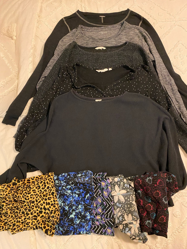5 LONG SLEEVE Tops and 5 Tights in Women's - Bottoms in St. Catharines