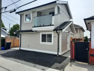 Nice and bright new 2 bedroom laneway house in South East Vancouver between Main and Fraser streets...