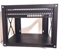 Cabinet with Cat6 Patch Panel For Server Rack and Security Camer