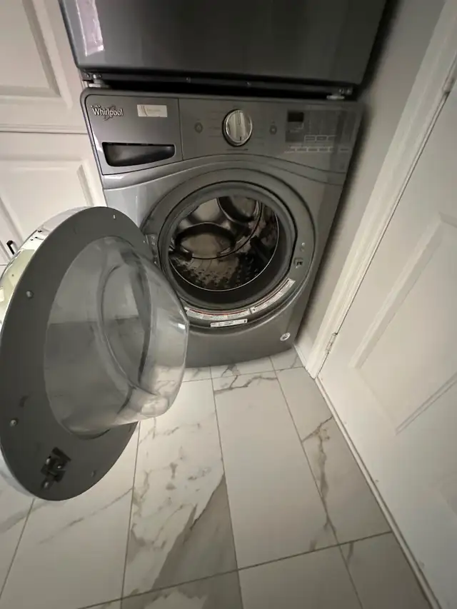 Whirlpool Front-Load Washer + Stackable Dryer Set – Clean in Washers & Dryers in Markham / York Region - Image 6