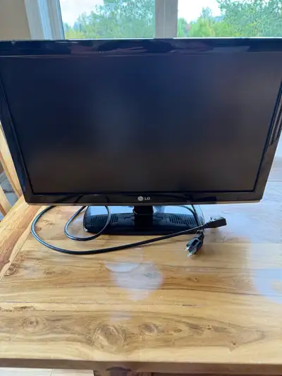 24” LG TV- no remote, View more