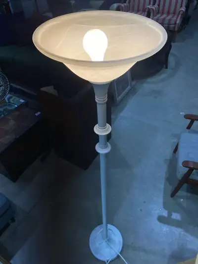 Tall Standing White Floor Lamp, View more