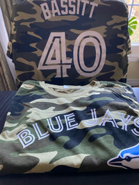 Blue Jays Bassitt Camo Shirt