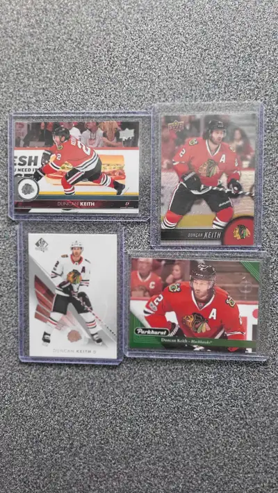 Chicago Blackhawks Duncan Keith 4 Carte Hockey Card, View more