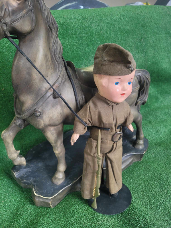 ANTIQUE SOLDIER DOLL 1940 in Arts & Collectibles in Saint John - Image 3