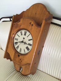 Wooden Clock with built in Cabinet