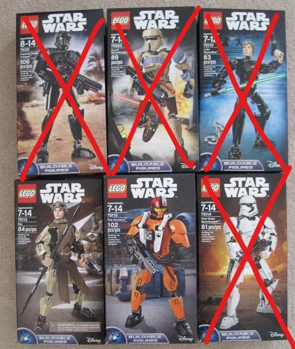 Star Wars Lego Buildable Figures and Speeder (Brand New Sealed) Toys