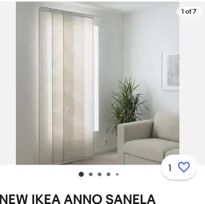 NEW, Ikea Curtain Panels, Anno Sanela and Anno Inez
