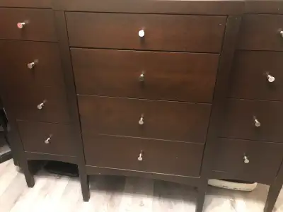 12 Drawer Wood Dresser , View more