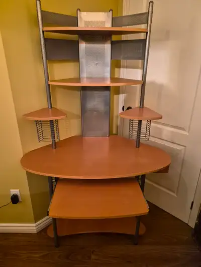 Meuble d'ordinateur en coin, View more