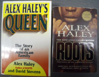 2 HC BOOKS BY ALEX HALEY (ROOTS & QUEEN)