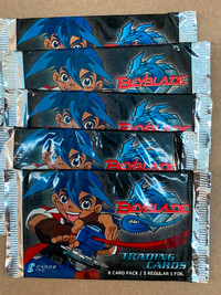 2003 Beyblade trading cards - 5 packs - New