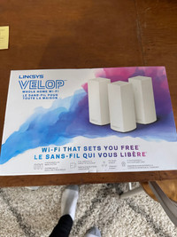 Linksys Velop Tri-Band AC2200 Whole Home WiFi Mesh System 3 Pack