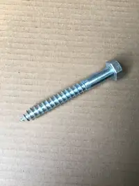 New Lag Bolts - 1/2” x 4” Zinc Coated