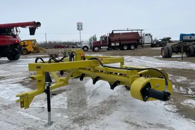 14ft Degelman Rock Rake Has the Hydraulic drive kit installed and new teeth Selling at Ritchie Bros...