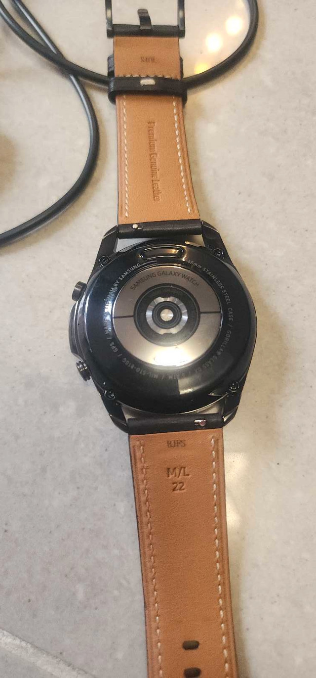 Samsung Galaxy Watch 3 45mm *LIKE NEW* Answer Calls on Watch*Fit dans Bijoux et montres  à Longueuil/Rive Sud - Image 4